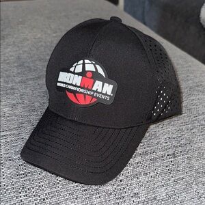 Never Work IRONMAN Black Cap- UNISEX